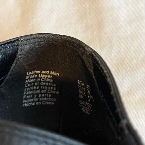 EUC American Ballet Theatre Leather Jazz Shoes, sz 4.5 - Picture 7 of 8